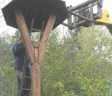 Stavba nové Brodecké zvonice