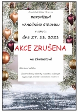 Rozsvícení vánočního stromku Chroustov Rozsvícení vánočního stromku Chroustov